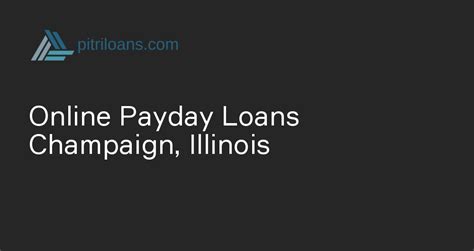 Payday loans champaign il  Marine Bank